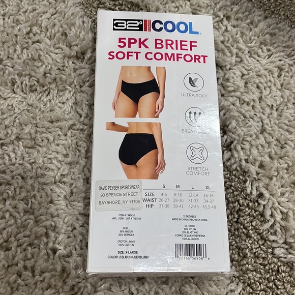 32 degrees essential fit womens brief set - Picture 2 of 2